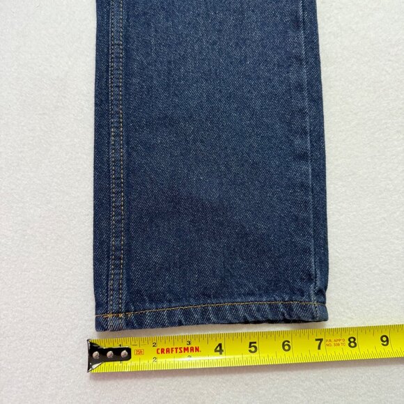 Free Planet Men's Casual Tapered Regular Fit Mid Rise Blue Denim Jean 32x30 NWT - Picture 10 of 10